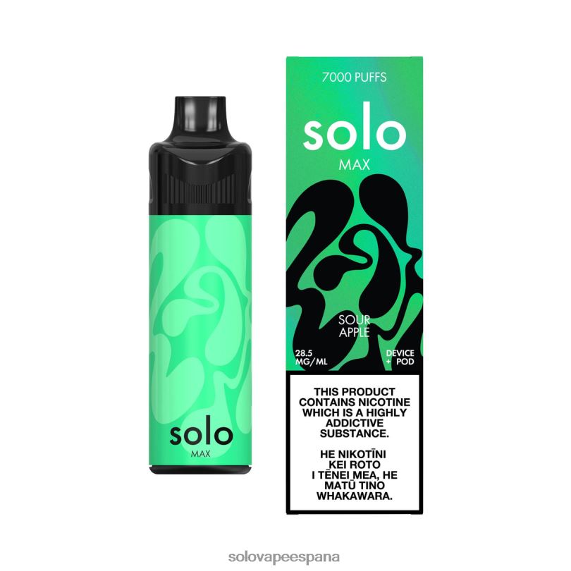Solo Vape Price - Solo MAX kit de cápsulas manzana agria R0L2070