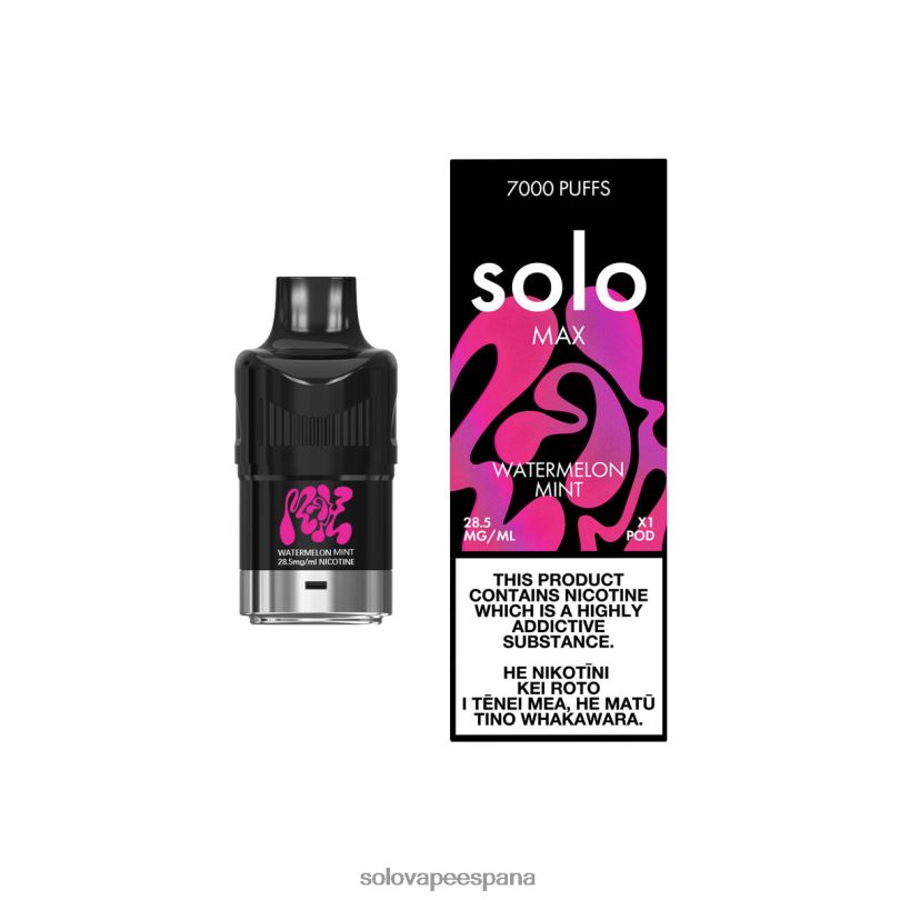 Pods Vape Solo - Solo MAX vaina sandia menta R0L2086