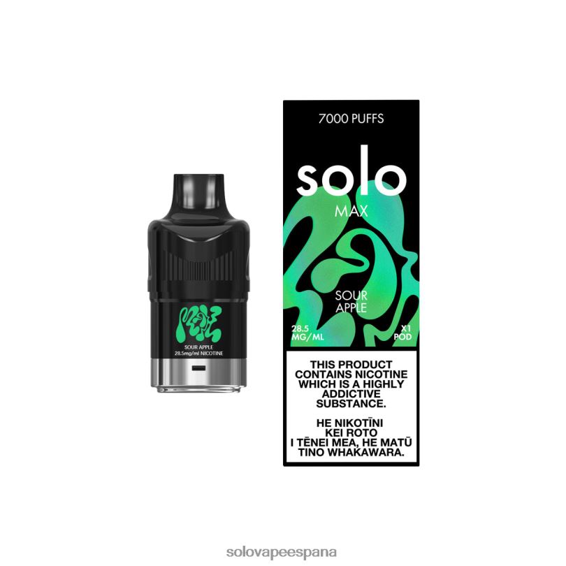 Solo Vape Disposable - Solo MAX vaina manzana agria R0L2080