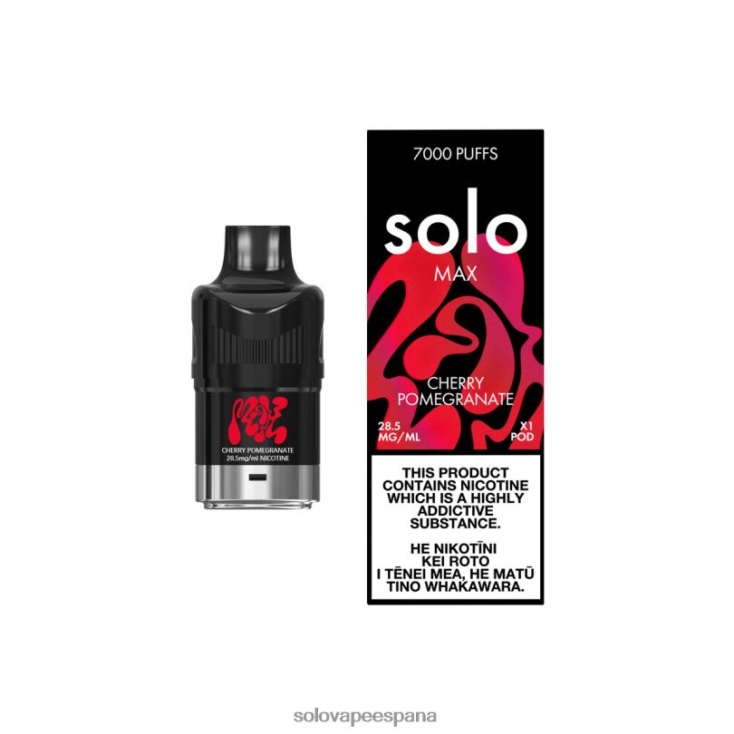 Solo Vape España - Solo MAX vaina granada cereza R0L2083