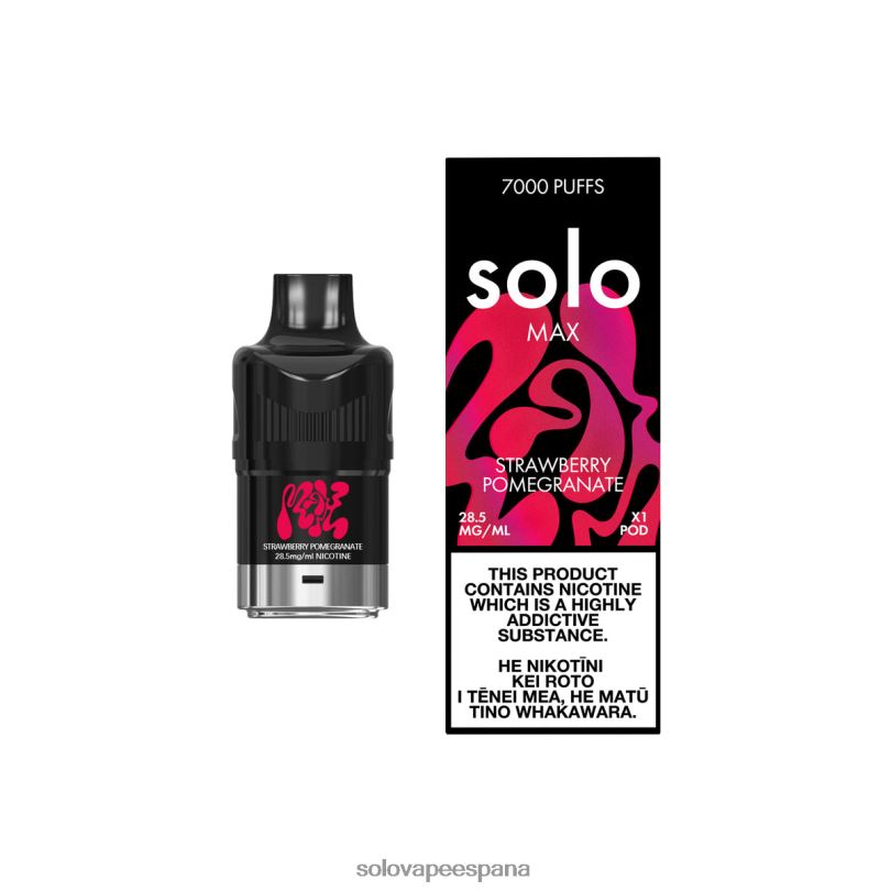 Solo Vape Madrid - Solo MAX vaina granada de fresa R0L2084