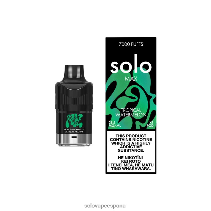Solo Vape Review - Solo MAX vaina sandia tropical R0L2082