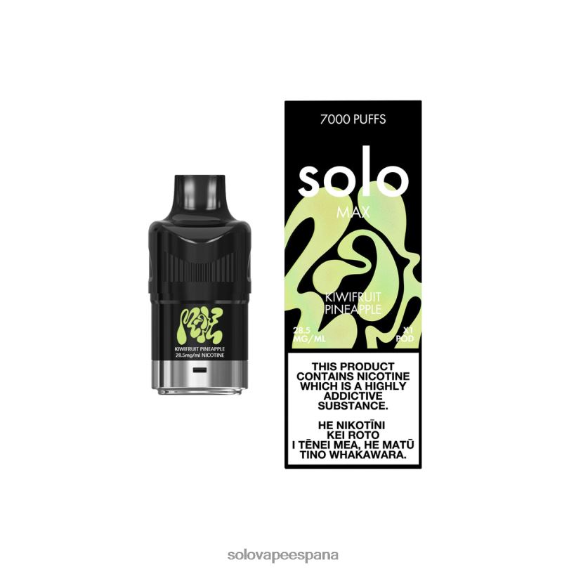 Vape Solo Sabores - Solo MAX vaina kiwi piña R0L2087