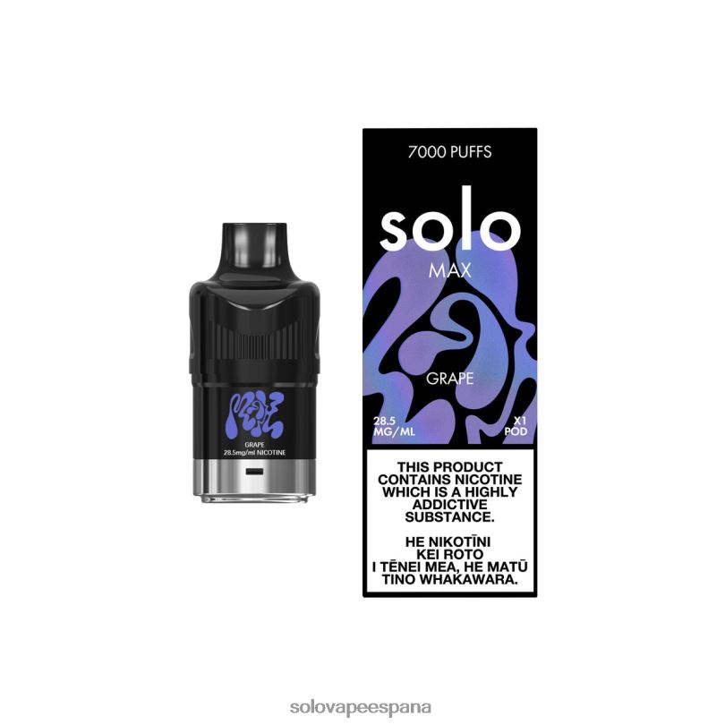 Vape Solo Sabores - Solo MAX vaina uva R0L2078