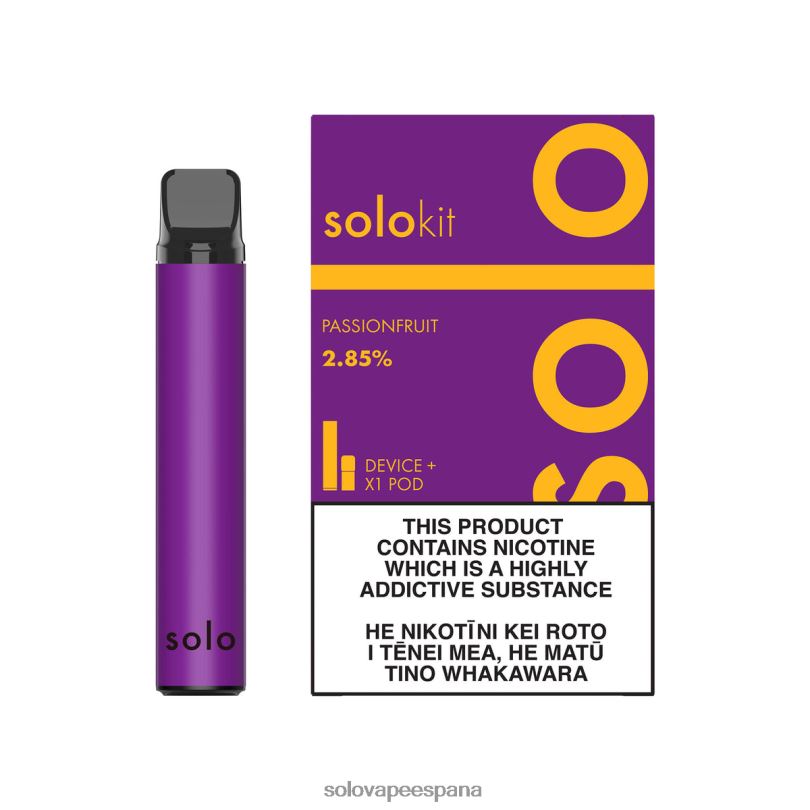 Vape Solo Sabores - Solo kit de cápsulas maracuyá R0L2042