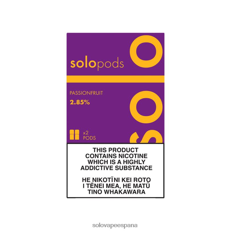 Solo Vape España - Solo paquete de 2 cápsulas de repuesto maracuyá R0L2056