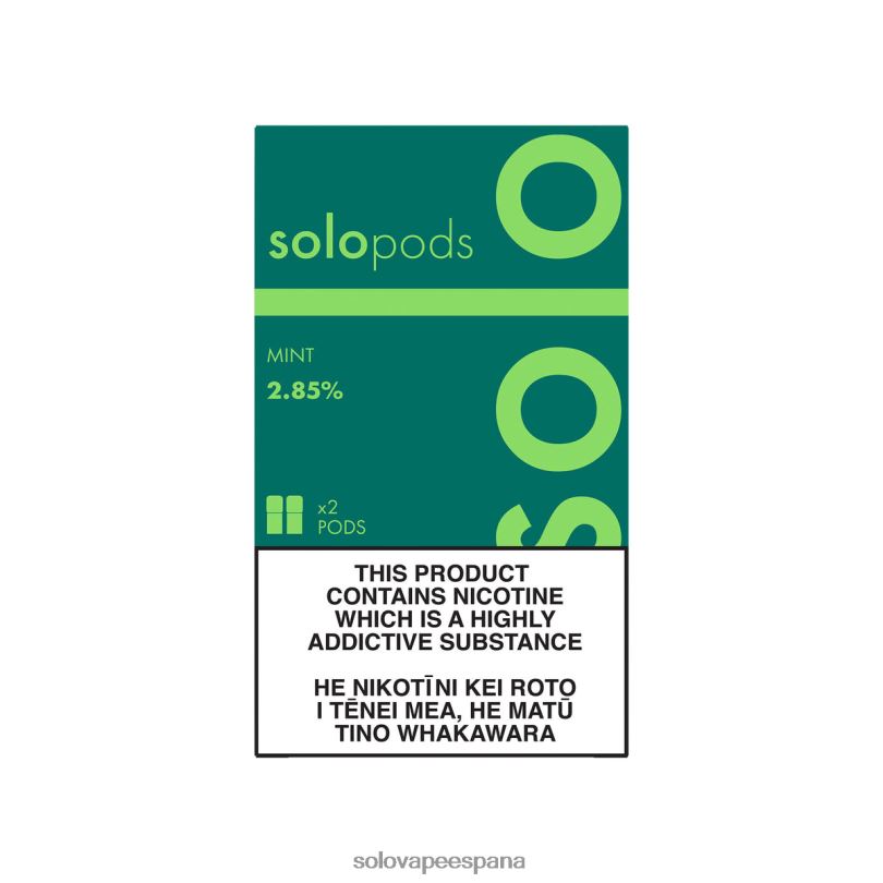 Solo Vape Price - Solo paquete de 2 cápsulas de repuesto menta R0L2052
