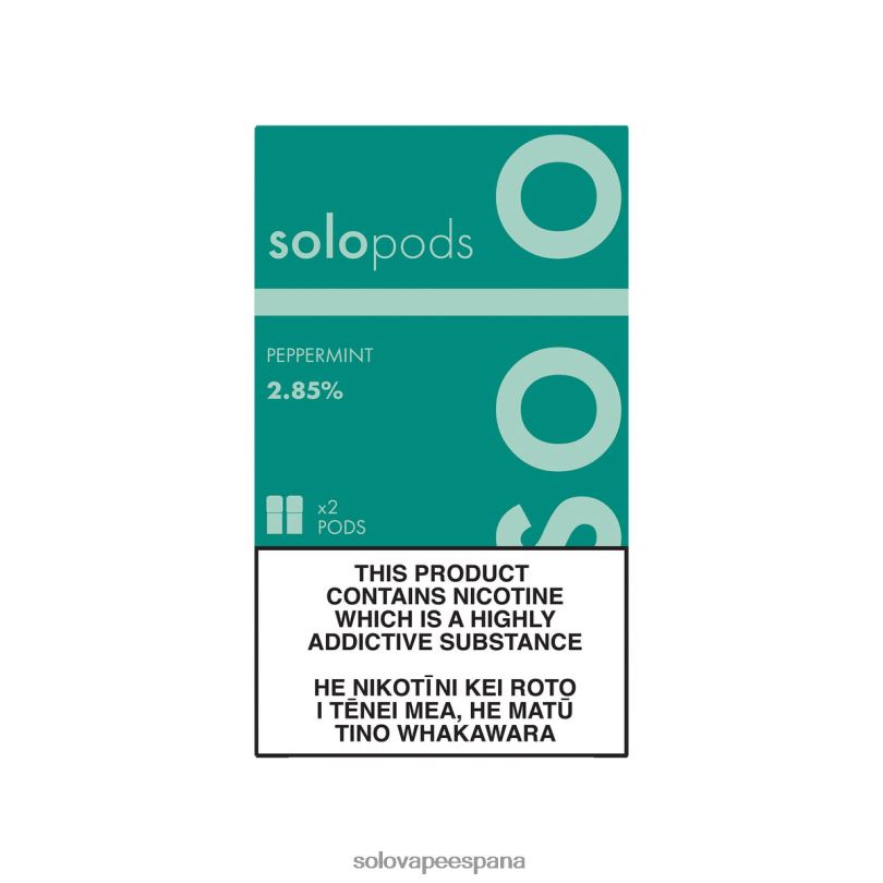 Vape Solo Flavours - Solo paquete de 2 cápsulas de repuesto menta R0L2063