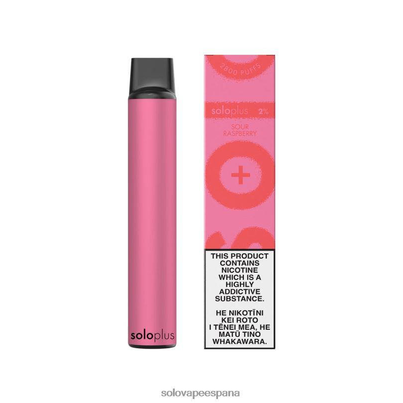 Solo Vape Disposable - Solo Plus vaporizador desechable frambuesa agria R0L2035