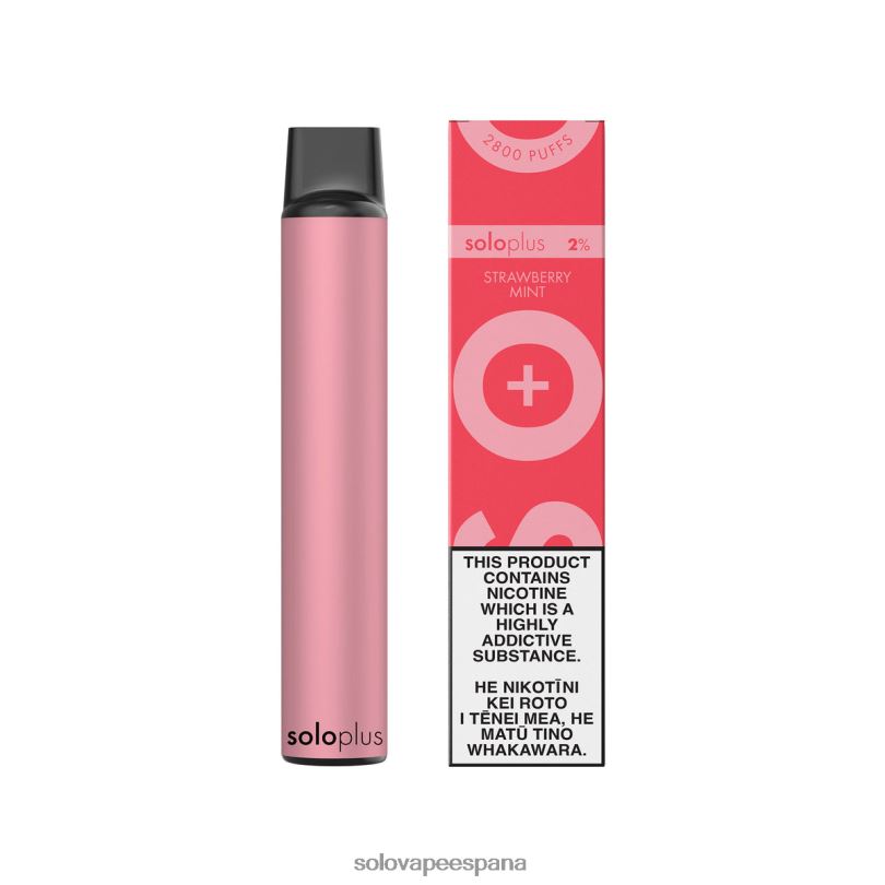 Solo Vape Disposable - Solo Plus vaporizador desechable menta fresa R0L2026