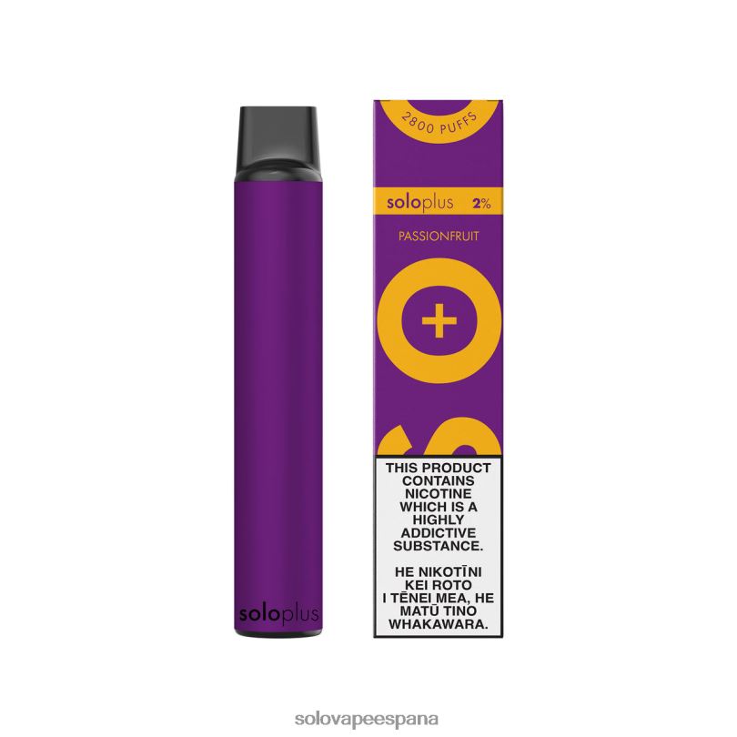 Solo Vape España - Solo Plus vaporizador desechable maracuyá R0L2029