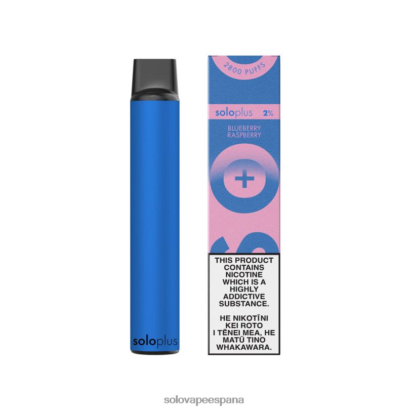 Solo Vape Madrid - Solo Plus colección paraíso vape desechable frambuesa arándano R0L2039