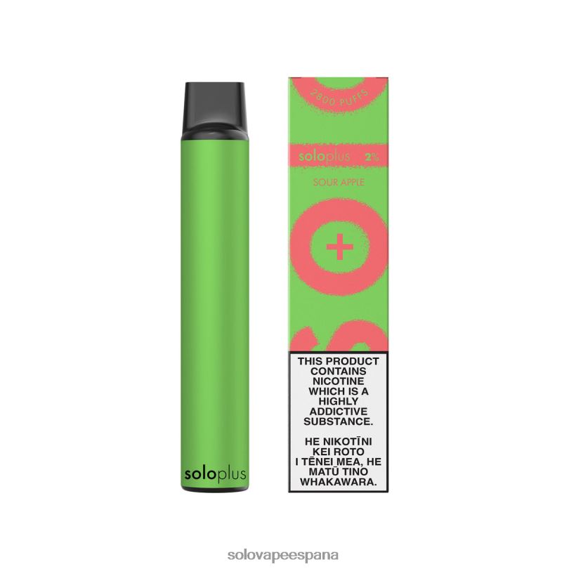 Solo Vape Madrid - Solo Plus vaporizador desechable manzana agria R0L2030