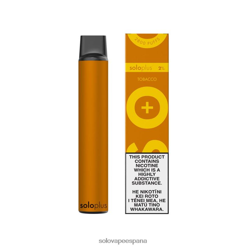 Vape Solo Sabores - Solo Plus vaporizador desechable tabaco R0L2024