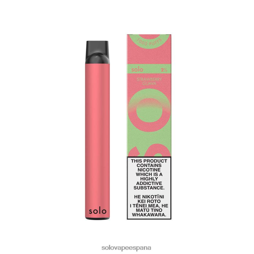 Solo Vape Madrid - Solo colección paraíso vape desechable guayaba fresa R0L2021