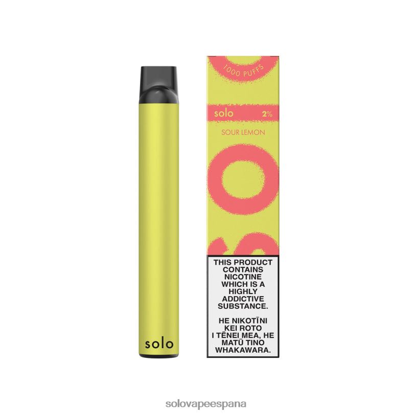 Solo Vape Madrid - Solo vaporizador desechable limón agrio R0L2012