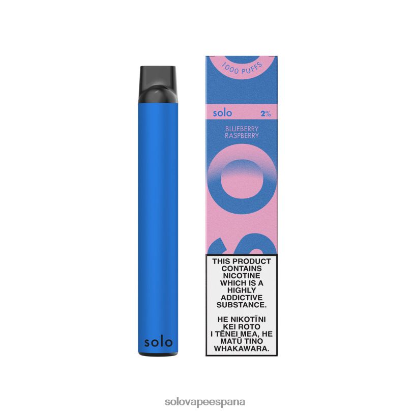 Solo Vape Review - Solo colección paraíso vape desechable frambuesa arándano R0L2019