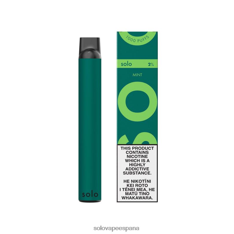 Solo Vape Review - Solo vaporizador desechable menta R0L201