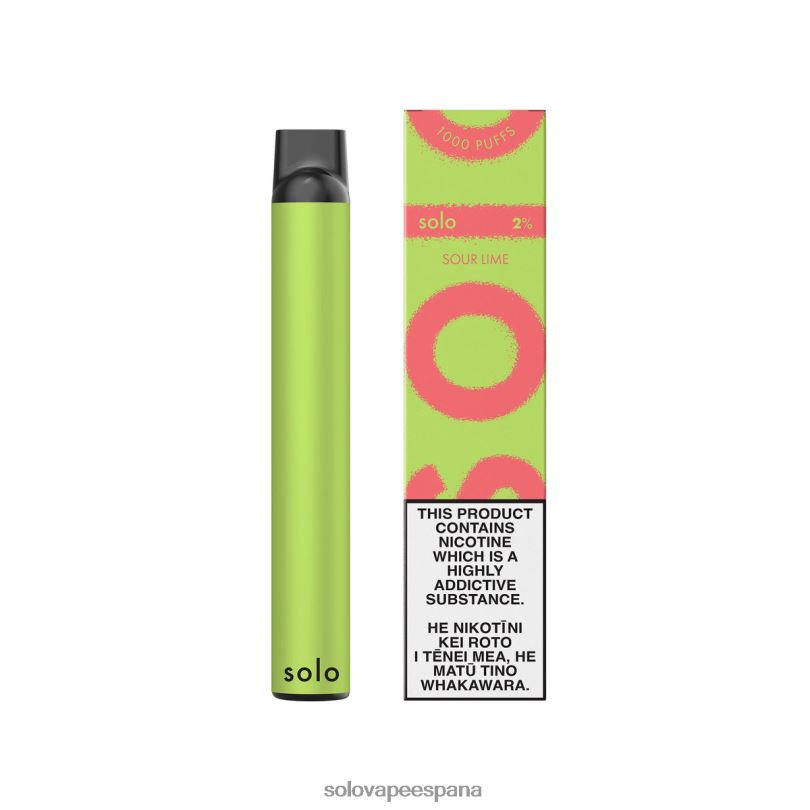Vape Solo Flavours - Solo vaporizador desechable lima agria R0L2018